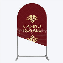 Lofaris Casino Royale Inspired Arch Backdrop James Bond 007 Themed Party Decor Art Deco Adult Birthday
