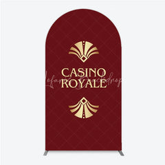 Lofaris Casino Royale Inspired Arch Backdrop James Bond 007 Themed Party Decor Art Deco Adult Birthday