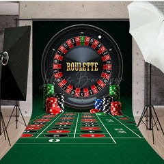 Lofaris Casino Table Game Theme Photography Sweep Backdrop