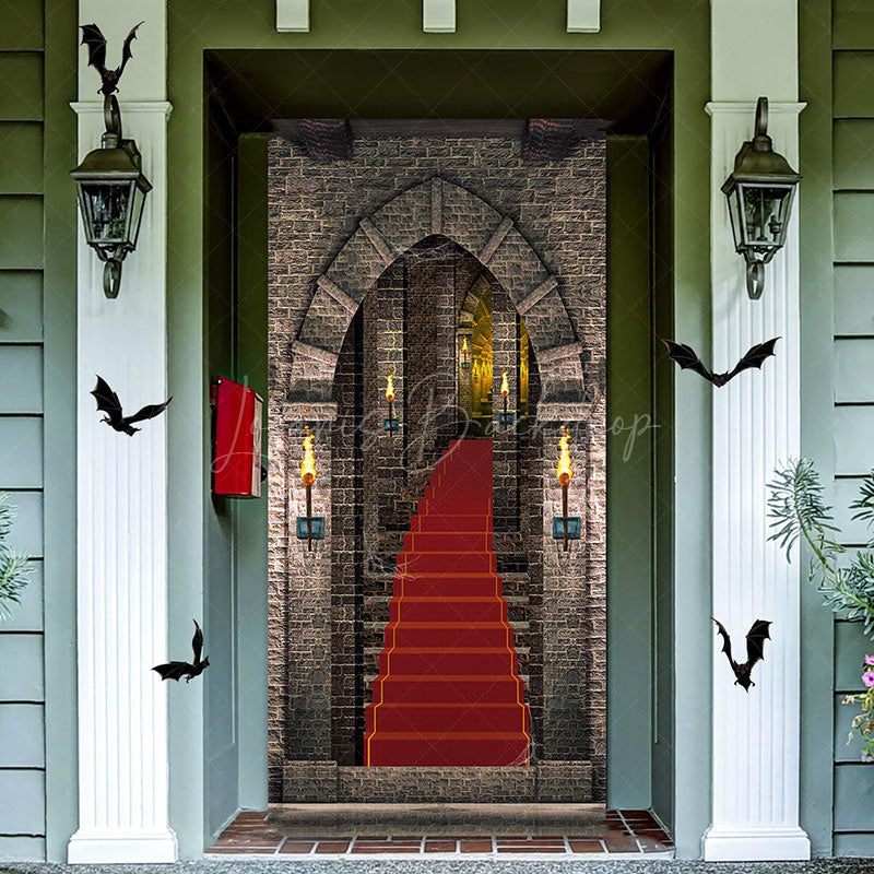 Lofaris Castle Medieval Entrance Door Cover for Party