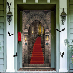 Lofaris Castle Medieval Entrance Door Cover for Party