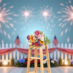 Lofaris Celebrate American Independence Day Photo Backdrop
