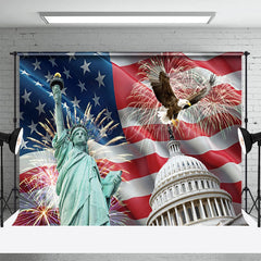 Lofaris Celebrating Independence Day Eagle Photo Backdrop