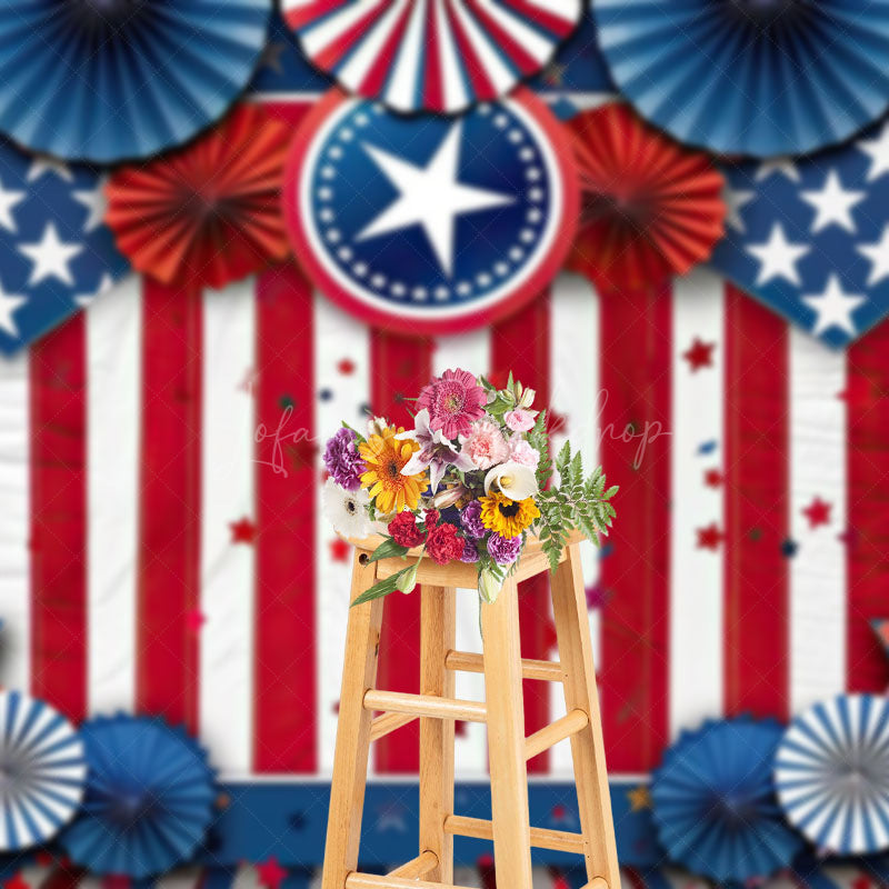 Lofaris Celebrating July 4Th Holiday Photography Backdrop