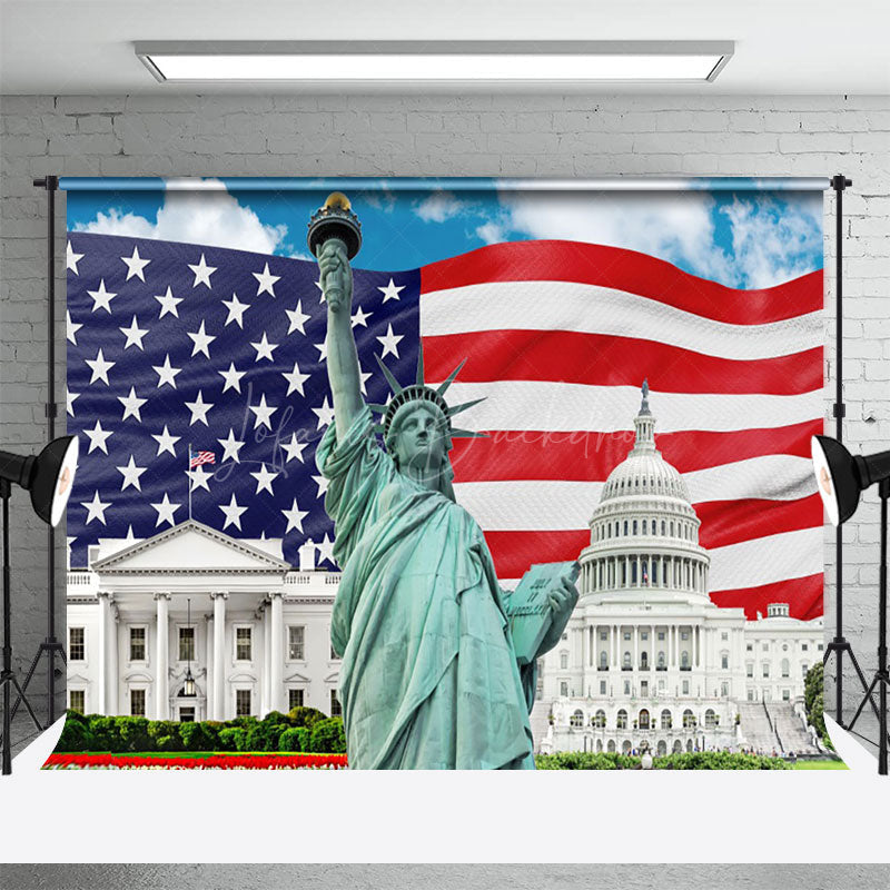 Lofaris Celebrating With The White House Holiday Backdrop