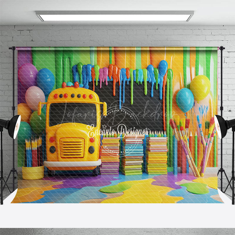 Lofaris Chalkboard Back To School Backdrop For Photography
