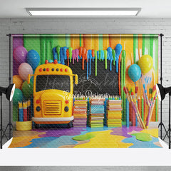 Lofaris Chalkboard Back To School Backdrop For Photography