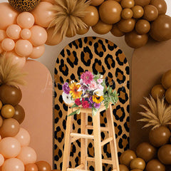 Lofaris Cheetah Boho Balloon Arch Sweet Wedding Backdrop