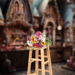 Lofaris Christmas Decoration Bar Counter Holiday Backdrop