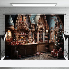 Lofaris Christmas Decoration Bar Counter Holiday Backdrop