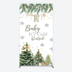 Lofaris Christmas Its Cold Outside Baby Shower Arch Backdrop