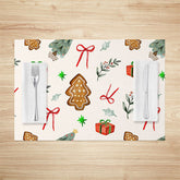 Lofaris Christmas Vibe Bow Tie Gift Tree Set Of 4 Placemats