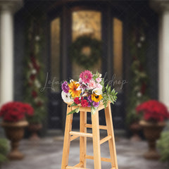 Lofaris Christmas Vibe Villa Decoration Holiday Backdrop