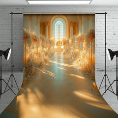 Lofaris Church Flowers Road Sweet Wedding Sweep Backdrop
