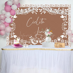 Lofaris Cielito Lindo Mexico Boho Birthday Party Backdrop