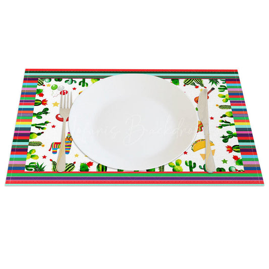 Lofaris Cinco De Mayo Mexican Colorful Set of 4 Placemats