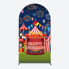 Lofaris Circus Nights Sweet Birthday Party Arch Backdrop