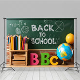 Lofaris Classic Blackboard Classroom Back To School Backdrop