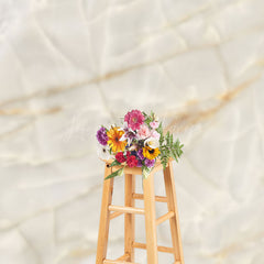Lofaris Classic Marble Beige Abstract Photo Backdrop