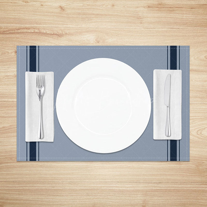 Lofaris Classic Minimalist Solid Color Placemats Set of 4 for Modern Farmhouse Kitchen and Everyday Dining Table
