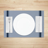 Lofaris Classic Minimalist Solid Color Placemats Set of 4 for Modern Farmhouse Kitchen and Everyday Dining Table