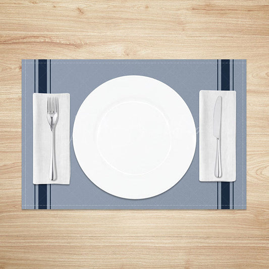 Lofaris Classic Minimalist Solid Color Placemats Set of 4 for Modern Farmhouse Kitchen and Everyday Dining Table