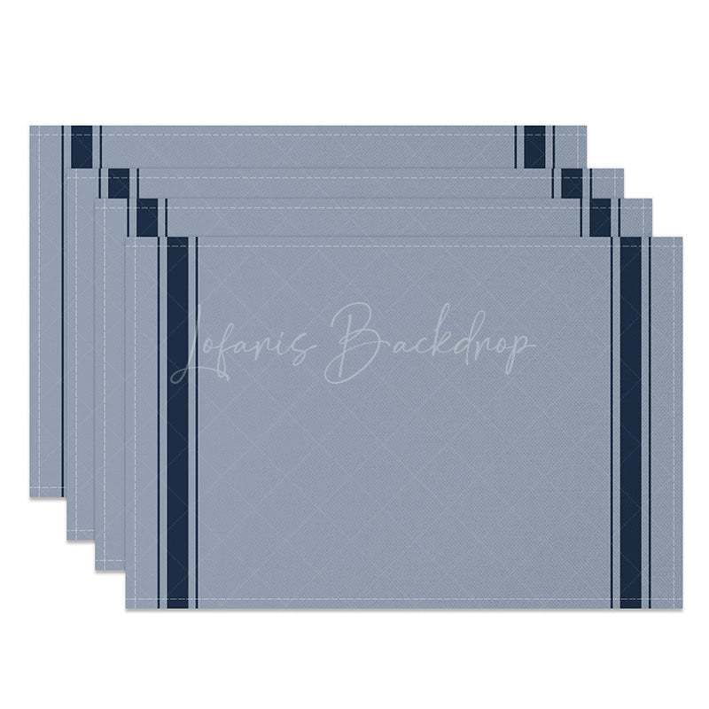 Lofaris Classic Minimalist Solid Color Placemats Set of 4 for Modern Farmhouse Kitchen and Everyday Dining Table