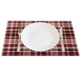 Lofaris Classic Plaid Geometric Patterns Set of 4 Placemats