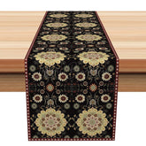 Lofaris Classic Slovak Folk Art Table Runner with Repeating Pattern for Traditional and European Decor
