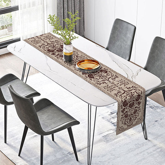 Lofaris Classic Slovak Folk Pattern Table Runner for Traditional European and Ethnic Kitchen Dining Decor