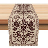 Lofaris Classic Slovak Folk Pattern Table Runner for Traditional European and Ethnic Kitchen Dining Decor