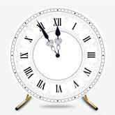 Lofaris Classical Retro Clock Sweet Round Birthday Backdrop
