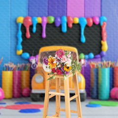 Lofaris Classroom Chalkboard Back To School Backdrop For Photo
