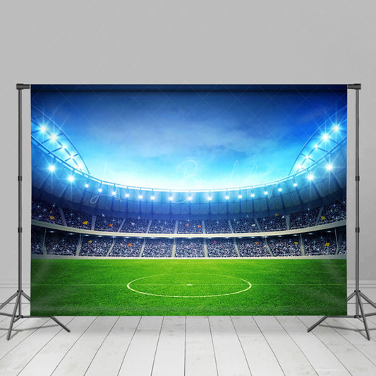 Lofaris Clear And Bright Sports Field Photography Backdrop