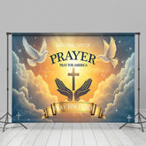 Lofaris Cloud Holy Light Pigeon National Prayer Day Backdrop