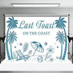 Lofaris Coconut Last Toast On The Coast Holiday Backdrop