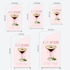 Lofaris Coffee A Tini Bit Older Dirty Thirty Half Moon Arch Backdrop