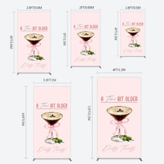 Lofaris Coffee A Tini Bit Older Dirty Thirty Rectangle Backdrop