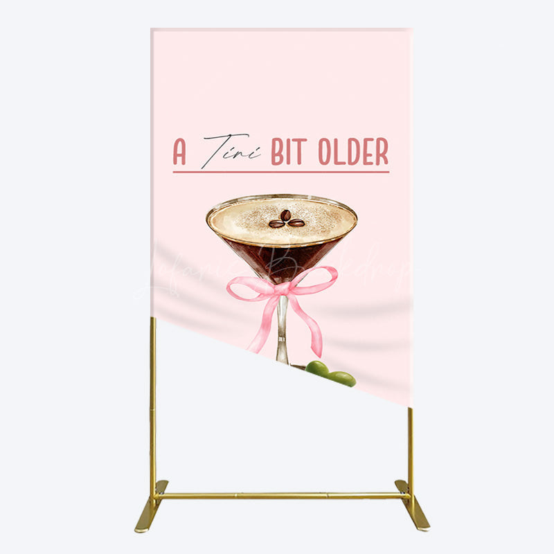 Lofaris Coffee A Tini Bit Older Dirty Thirty Rectangle Backdrop