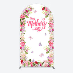 Lofaris Color Floral Spring Happy Mothers Day Arch Backdrop