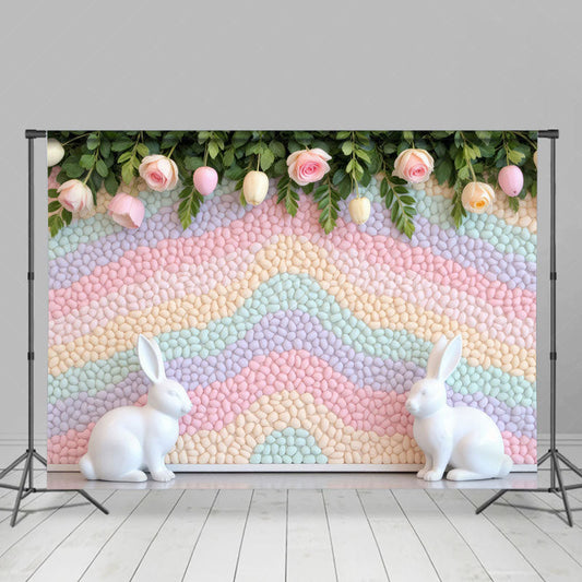 Lofaris Color Jordan Almonds Wall Floral Easter Backdrop