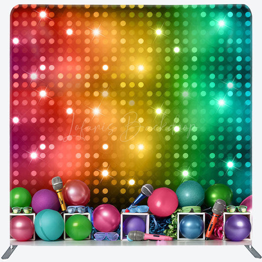 Lofaris Color Karaoke Lighting Muscial Pillow Case Backdrop