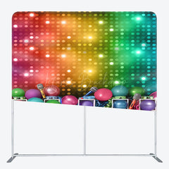 Lofaris Color Karaoke Lighting Muscial Pillow Case Backdrop