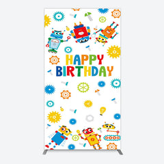 Lofaris Color Measuring Robot Happy Birthday Arch Backdrop