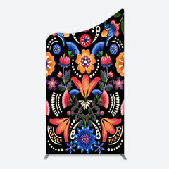 Lofaris Color Mexican National Floral Birthday Arch Backdrop