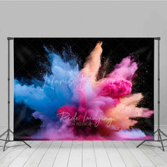Lofaris Color Powder Explosion Backdrop Abstract Splash Art Photography Background Holi Festival Smoke Photo Prop