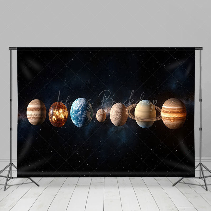 Lofaris Color Solar System Planets Science Fiction Backdrop