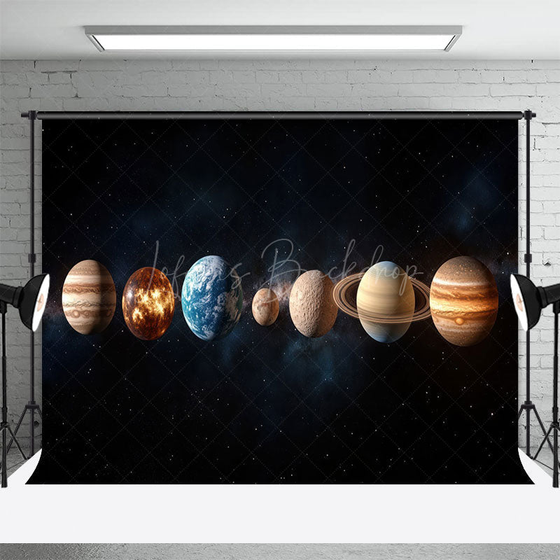 Lofaris Color Solar System Planets Science Fiction Backdrop