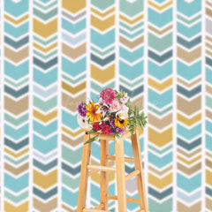 Lofaris Colorful Arrow Regular Patterns Photography Backdrop