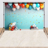 Lofaris Colorful Balloons Stars Cake Smash Combo Set Backdrop